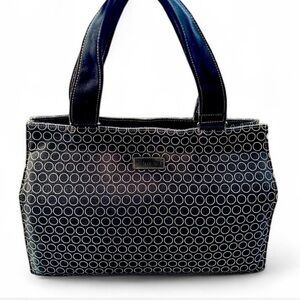 *emera canvas tote camera bag from their Circle Print collection c.2010s